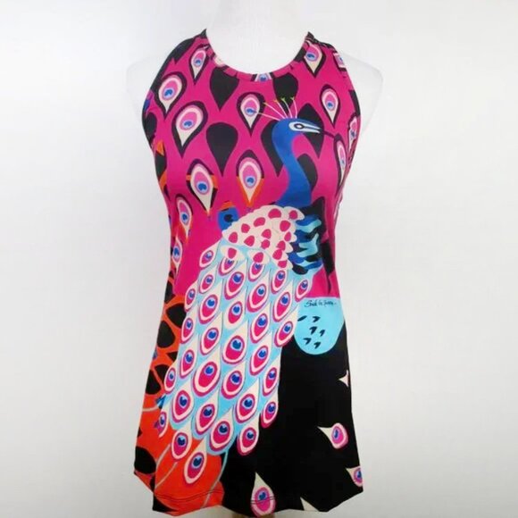 Save The Queen Peacock Tank Top XS - Picture 1 of 7